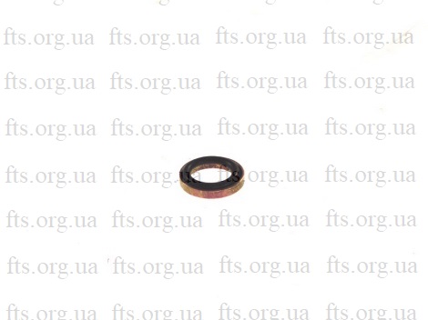 Кольцо металлическое с резинкой D12 * 1.5